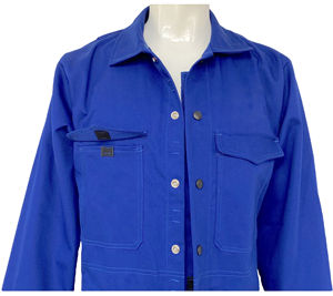 Combinaison Ignifugée Personnalisée avec Logo, Coupe Ample, Bande Réfléchissante, Fermeture Éclair Avant, Combinaison de Travail Sur Mesure 2026 - Product Image 2