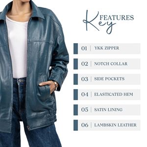 La última chaqueta de cuero de mujer de longitud larga de punto de alta calidad colores y logotipo personalizados para precios al por mayor de otoño - Product Image 6