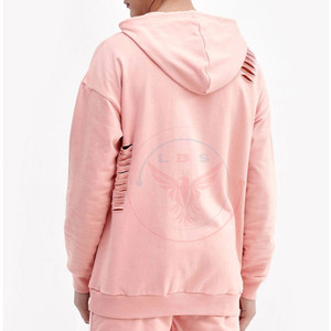 <b>Top</b> Grade Unique Design Plus Size <b>Distress</b> Tracksuits Winter Hooded Solid Wholesale High Quality Street Wear - Product Image 2