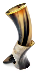 Natural Polished Eco-Friendly Buffalo <b>Drinking</b> Horn Viking Carved Modern Handmade by Saniya Handicraft - Product Image 4