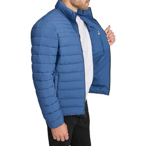 Outdoor Puffer <b>Hoodie</b> Mens Jacket Lightweight And Comfortable <b>Quilted</b> Winter Outerwear For Men - Product Image 3