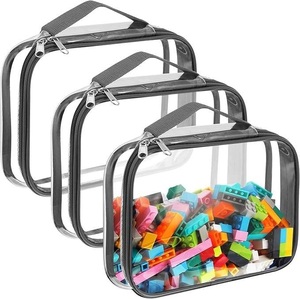 Bolsa de Playa Grande de PVC Transparente con Logotipo Personalizado, Bolsa de Compras Impermeable para Mujer con Diseño de Letras, Origen China - Product Image 1