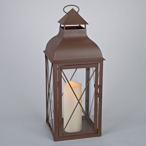 Moderno lujo chapado en oro de acero inoxidable piso linterna de alta calidad de Navidad portavelas con impresión personalizada - Product Image 5
