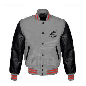 Blouson aviateur universitaire personnalisé de haute qualité pour hommes en polaire de haute qualité pour l'hiver Letterman Design - Product Image 1