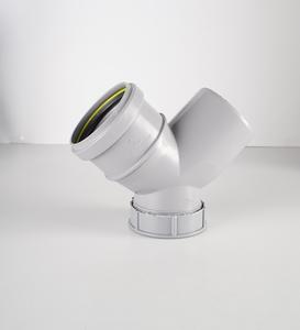 Conector de tubería fuerte curva de puerta no ISI Ringfit de 90MM para instalaciones de plomería confiables y flujo de agua de larga duración - Product Image 1