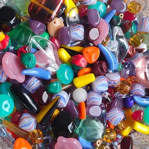 Lámpara de cristal transparente opaca trabajo cuentas de cristal checo mezcla de cuentas de sopa para joyería artesanal cuentas de y 8mm Negro Azul Rojo - Product Image 4