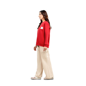 เสื้อสเวตเตอร์แบบสวมหัวลำลองสำหรับผู้หญิงเสื้อสเวตเตอร์ผ้าฝ้ายแนวสตรีทแบบลำลองสำหรับฤดูหนาวกำหนดเอง2025 - Product Image 4