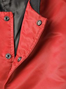 Chaqueta universitaria clásica de nailon, ropa de calle bordada personalizada, prendas de vestir exteriores para marcas de ropa y boutique de moda al por mayor - Product Image 6