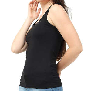 Camiseta sin Mangas de Alta Calidad para Mujer, 100% Algodón y Poliéster, Camiseta sin Mangas de Algodón en Oferta para Ropa Deportiva Femenina - Product Image 2