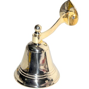 Nuevo diseño de latón barco pared colgante campana Hom Hotel decoración colgante campana de mano alta calidad artesanía india artículo más vendido - Product Image 1