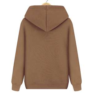 Wholesale 100% Pure Cotton <b>Men's</b> Casual Sweatshirt Warm Fleece <b>Hoodie</b> with Customizable Logo for Autumn Season - Product Image 4