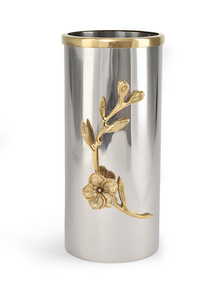 Vase à fleurs décoratif en aluminium au design martelé pour la décoration de la salle de dessin Vases à fleurs de table de jardin au prix de gros - Product Image 3