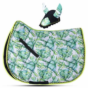 Juego de almohadillas para silla de montar sublimadas, ecológicas, de algodón, con color y logotipo personalizados. - Product Image 3