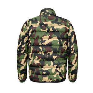 Transpirable para hombres, venta al por mayor, abrigo de burbujas de plumas a la moda, chaqueta acolchada con capucha para hombres, chaquetas de burbujas con logotipo personalizado para hombres - Product Image 3