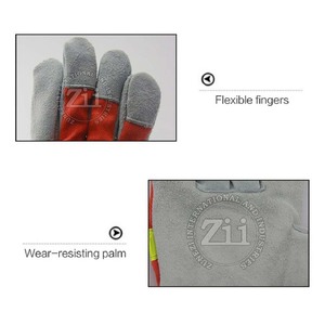 Guantes de Trabajo de Marca Privada ZUNEZI INTERNATIONAL ZI-3544, TALLA ÚNICA, Impermeables, de Cuero, Resistentes al Calor, Anticorte y Antideslizantes - Product Image 4