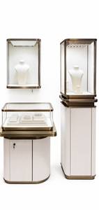 5 Vitrines de présentation de bijoux rectangulaires en verre de luxe avec éclairage, service de fabrication d'échantillons pour la présentation en détail de colliers, bracelets et bagues - Product Image 5