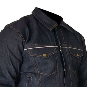 Dernier nouveau 2025 haute qualité en gros pas cher prix hommes vestes en jean de luxe Streetwear Logo personnalisé hommes vestes en jean - Product Image 4