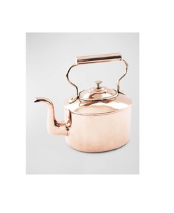 Hervidor de cobre rústico de diseño para cocinas de granja de lujo con cuerpo martillado a mano vintage y construcción sólida - Product Image 6