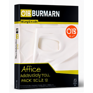 BURMANN 66 m Long 12 mm Wide Colorless Office Adhesive <b>Tape</b> Roll Pack Size 12 - Product Image 3