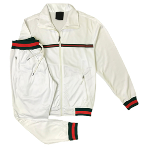 Chándales bordados de Entrenamiento Personalizados para correr para hombre, ropa deportiva ajustada, conjunto de chándal de ropa atlética para gimnasio y Fitness - Product Image 3