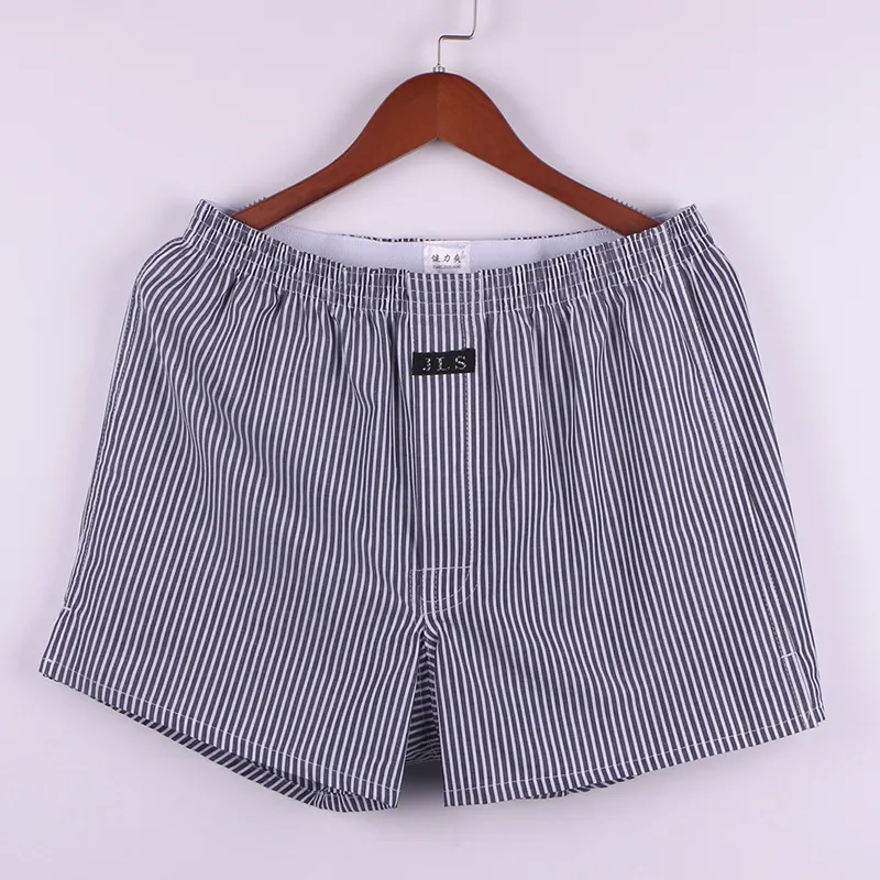 Loose Fit Underwear Mens Trunks Briefs Large Size Arrow Pants 100% Cotton Boxer Shorts