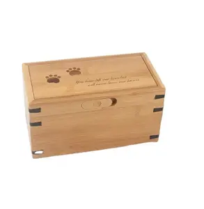 Caixa de madeira pequena de nogueira para lembrancinhas, caixa de madeira para guardar jóias e bugigangas com tampa articulada