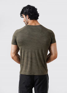 Diseña Tu Propio Estilo, Camisetas de Gimnasio para Hombre, 100% Algodón, Corte Ajustado, Transpirable, para Entrenamiento de Fisicoculturismo, Cuello Redondo - Product Image 3