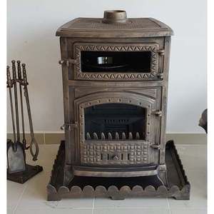 Stufa a legna in ghisa DORELLO SOBA WINTED MF190, autoportante per cucina o soggiorno, design in stile cinese per <span class=keywords><strong>BURSA</strong></span> - Product Image 4