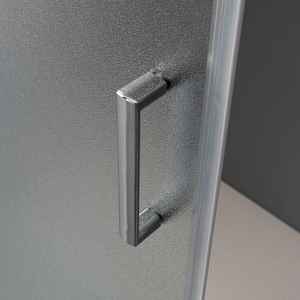 Mampara de Ducha Rectangular Genoa de 70x120 mm con Vidrio Mate de 6 mm, Diseño Contemporáneo para su Baño - Product Image 2