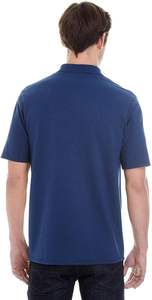 Vente en gros Polos en coton et polyester pour hommes T-shirt à manches courtes avec boutons et coupe classique Chemises de golf de performance décontractées pour hommes - Product Image 5