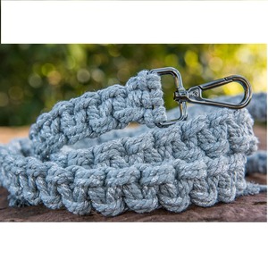 Cuerda de algodón de macramé hecha a mano para decoración de pared del hogar DIY soportes de plantas de arte cestas colgantes y acentos interiores bohemios - Product Image 3