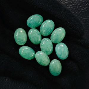 Gorgeous Amazonite Cabochon 10x14 MM Oval Shape Loose Gemstone for Jewelry Making Gift for Her - Product Image 2