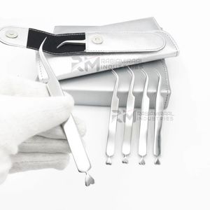 Rabia Miraal Industries Pince à cils durable à prise unie Conception de fond de coeur Pince à épiler à extension de cils de meilleure qualité - Product Image 3