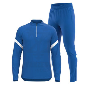 Custom Design High Quality Men Winter Tracksuit Jogging Suit Two Piece Set Sports Training Soccer Wear 100% Cotton - Product Image 4