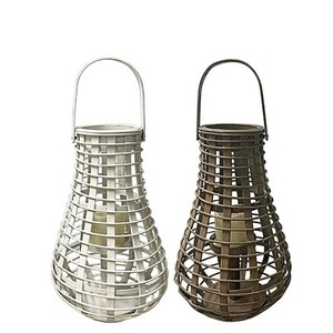 Lanterne de tombe en aluminium avec motif de feuilles Couleurs personnalisées Intérieur et extérieur Décoration de maison et de jardin Design classique éclair - Product Image 2