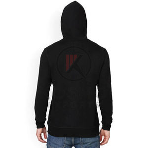 เสื้อฮู้ดผ้าฝ้าย100% แฟชั่นฮิปฮอปฤดูใบไม้ร่วงคุณภาพสูง OEM กำหนดเองสไตล์ใหม่พร้อมแขนไหล่ย้อมสีล้วนสำหรับฤดูหนาว - Product Image 3