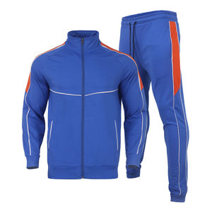 Fermeture éclair hommes blanc survêtement hommes vêtements survêtement deux pièces ensemble haute qualité sport survêtements pour hommes 2026 - Product Image 3