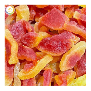 Tranches de papaye séchées moelleuses en gros, texture moelleuse, arôme naturel, qualité supérieure pour une collation saine - Product Image 1