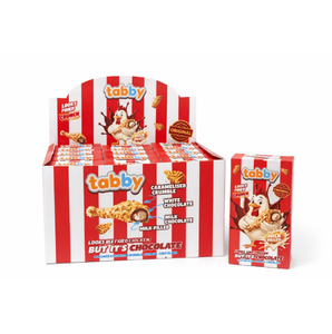 Tabby Crunchy Chocolate, Bocadillos con Forma de Ala de Pollo, 50g, Conservar en un Lugar Fresco y Seco, Alejado de la Luz Solar Directa, Vida Útil de 24 Meses - Product Image 2