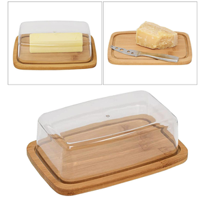 Popular Design <b>Wooden</b> Countertop Airtight Butter Container <b>Box</b> Butter Dish Kitchen Daily Ware Use Butter Keeper - Product Image 2