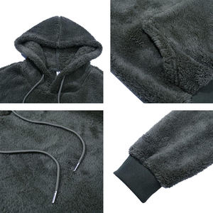 Customized Wholesale High Quality Men's Fleece Custom Logo Fleece Best Selling Men Hoodies Unisex - Product Image 6