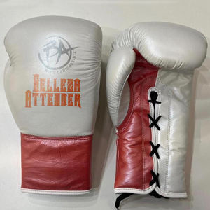 Gants de combat d'entraînement professionnel rouges sur mesure meilleure qualité cuir nouveau design pour la boxe avec logo personnalisé - Product Image 4