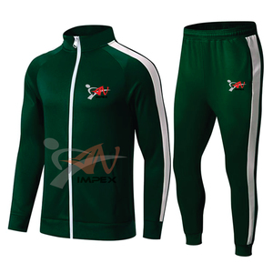 Survêtement zippé pour homme de haute qualité avec impression de logo, flexible et écologique - Product Image 1