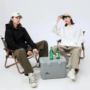 Heavy Weight Cotton Plus Velvet Hooded <b>Sweater</b> Men Thickened Tight Polar <b>Fleece</b> Pullover Hoodie Women Sweatshirt - Product Image 4