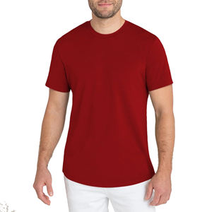 Camisetas de Algodón 100% de Peso Pesado, Corte Ajustado, con Diseño de Rayas, Cuello Redondo, Manga Corta de Verano, Precio al por Mayor - Product Image 1