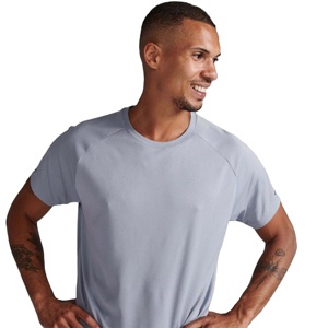 Men's Custom Short Sleeve T-Shirt Cotton Polyester Worested <b>Fabric</b> - Product Image 3