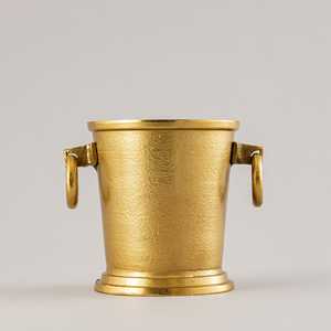 ถังน้ำแข็งอะลูมิเนียมลายทองเคลือบ EPL (ขนาดยาว 10.5x กว้าง 8x สูง 9 นิ้ว น้ำหนัก 2.131 กก.) สำหรับของชำร่วยในงานปาร์ตี้ - Product Image 5