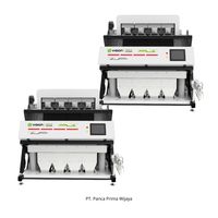 Machine de tri de couleurs Vision XR4-Z PRO de haute qualité |   Capacité de 4000 kg/h |   220V |   Trieur de café haute vitesse couleur CCD |