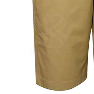 Pantalones cortos informales para hombre más vendidos 100% algodón patrón sólido peso ligero transpirable ajuste holgado gran oferta - Product Image 5