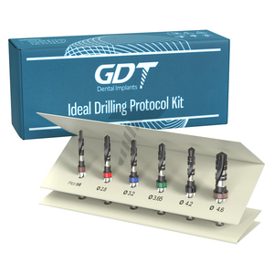 Kit de protocolo de perforación ideal, brocas escalonadas DLC, marcas de profundidad de 16 mm - Product Image 1